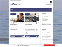 Tablet Screenshot of cori-yoga.de